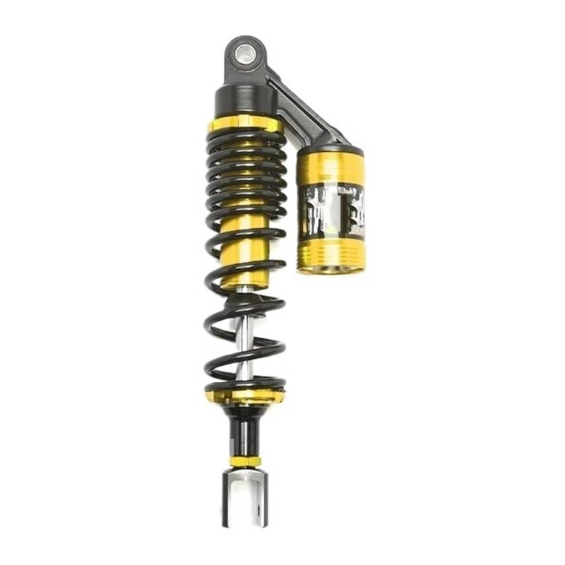 Motorrad Stoßdämpfer Universal 320mm Motorrad Stoßdämpfer Modifizierte Öl/Gas Mischzylinder Hinterradfederung(Yellow) von LRSJJ