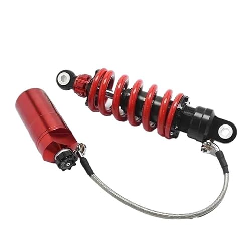 Motorrad Stoßdämpfer Universal Motorrad CNC Hinten Stoßdämpfer Dämpfung Einstellbare Hinten Suspension(260MM RED) von LRSJJ