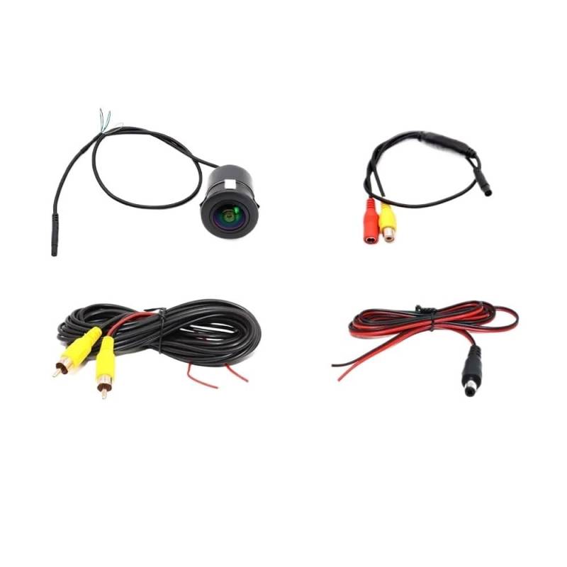 Rückfahr Kamera Auto AHD 1080P Auto-Rückfahrkamera Universal-Stanzung 18,5 Mm CCD 180 Grad HD-Nachtsicht Rückfahrkamera(AHD 1080P) von LRSJJ