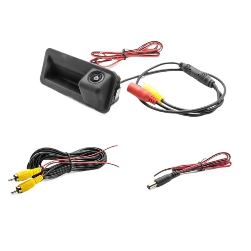 Rückfahr Kamera Auto Für Fiesta Für MK6 Für Fließheck 2009~2017 CCD HD AHD Rückansicht Kamera Auto Stamm Griff Reverse Parkplatz Backup-Monitor von LRSJJ