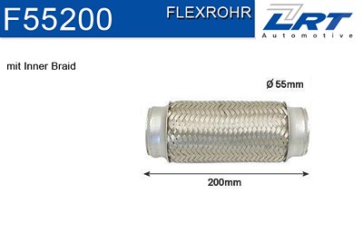 Lrt Flexrohr, Abgasanlage [Hersteller-Nr. F55200] von LRT