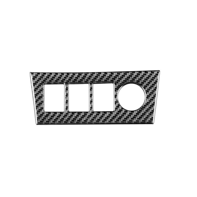 Auto-Zigarettenanzünder-Panel-Schalter-Tastenabdeckung Kohlefaser-Aufkleber Für Toyota RAV4 2006-2012 Autodekorationsteile von LRTYAN
