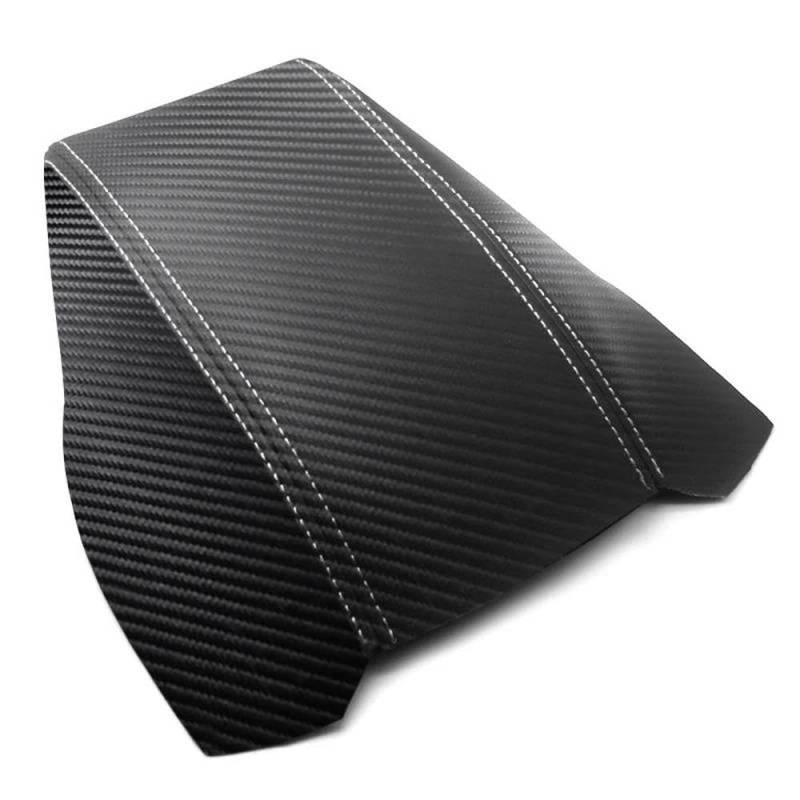Carbon Texture Mikrofaser Leder Auto Innen Center Armlehne Abdeckung Aufkleber Trim Für Skoda Octavia 2007-2014 Autodekorationsteile(White line) von LRTYAN