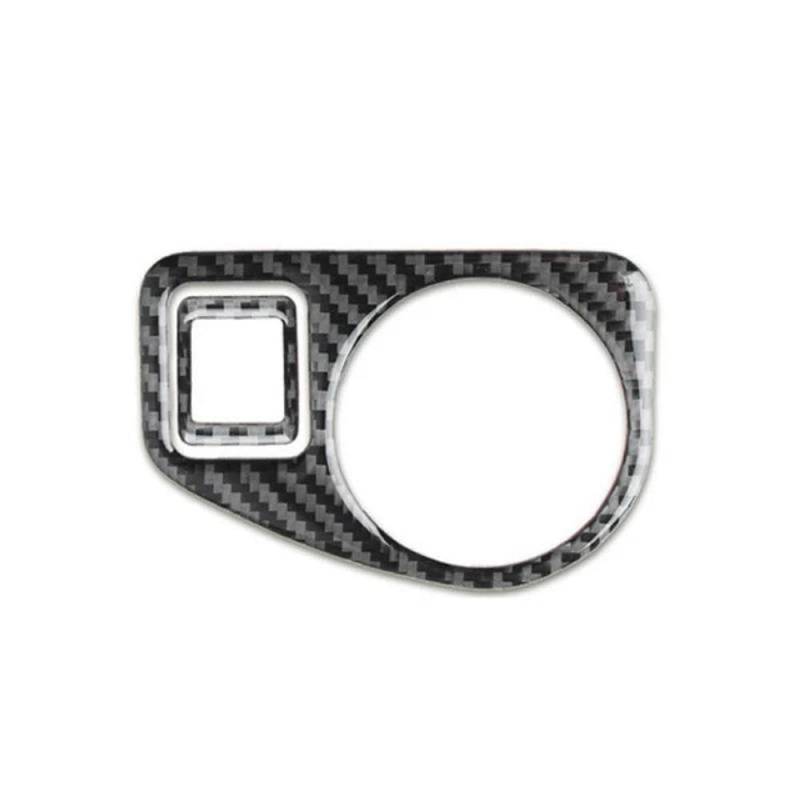 Für Golf 7 MK7 VII 2013-2017 Carbon Fiber Auto Scheinwerfer Schalter Panel Abdeckung Aufkleber Dekoration Autodekorationsteile(RHD) von LRTYAN