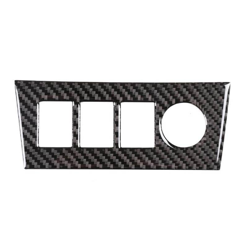 Für Toyota RAV 4 2006-2012 Auto Zigarettenanzünder Panel Schalter Taste Abdeckung Carbon Faser Aufkleber Autodekorationsteile von LRTYAN