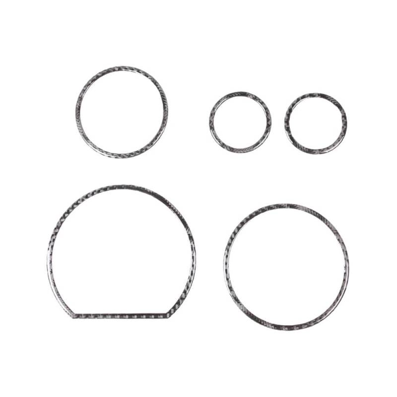 Für Toyota Tundra 2007-2013 Weiche Kohlefaser Auto Armaturenbrett Dekorativer Ring Aufkleber Trim Innenausstattung Autodekorationsteile von LRTYAN