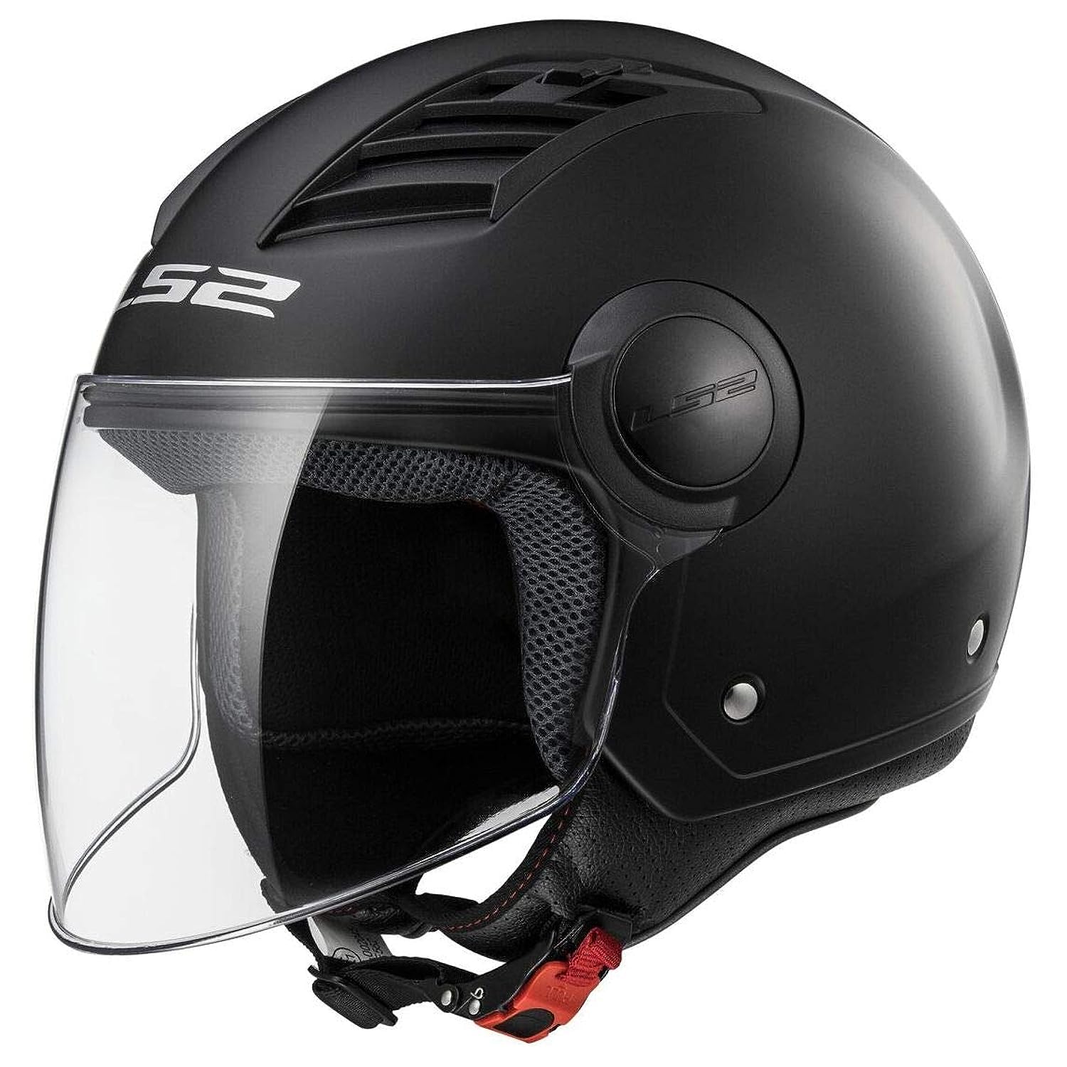 LS2 – Motorradhelm Of562 Airflow, Größe: XL, Farbe: mattschwarz von LS2