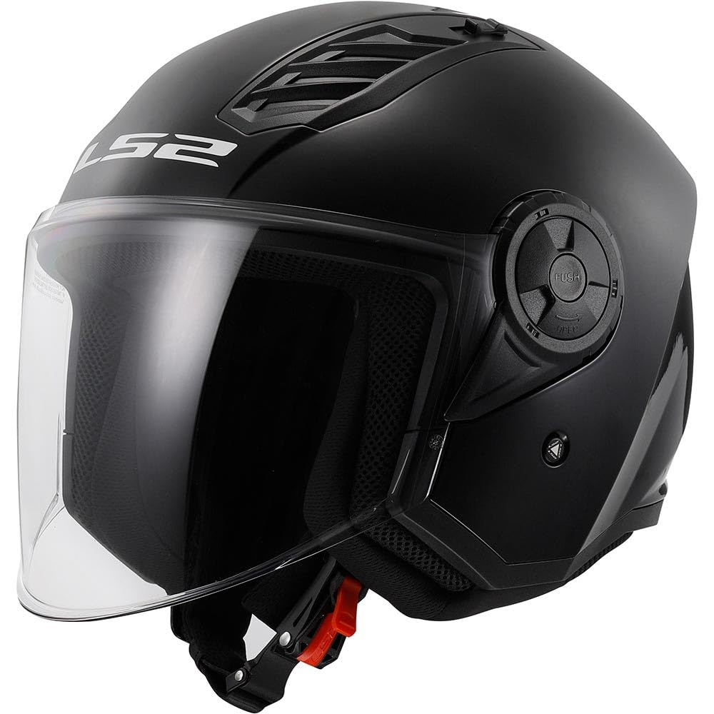 LS2, Jet-Motorradhelm Airflow SOLID Matt Black, XS von LS2