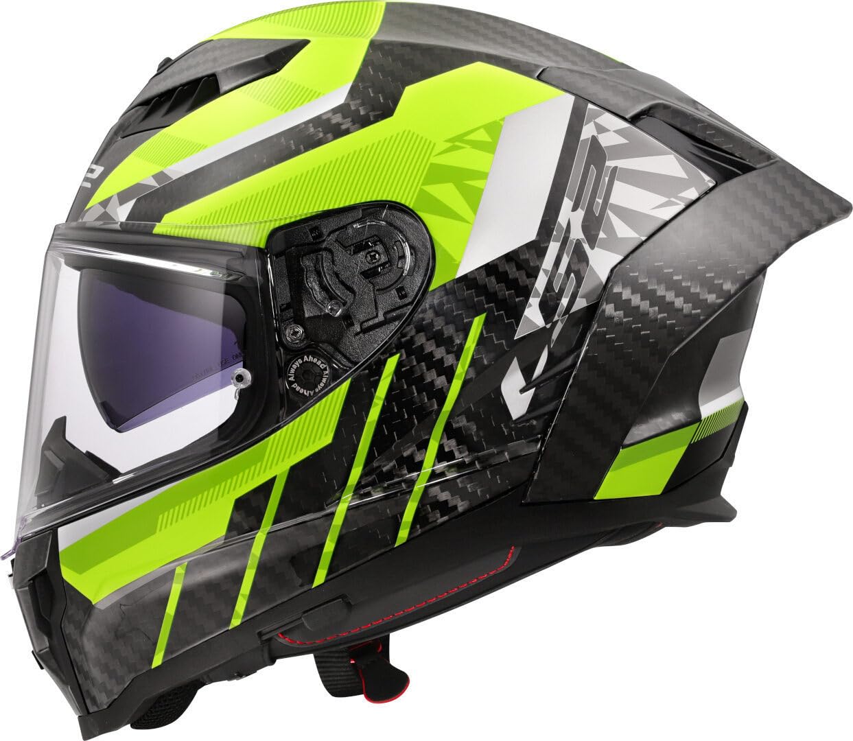 LS2, Integraler Motorradhelm DRAGON TRAX H-V Yellow, M LS2, Integraler Motorradhelm DRAGON TRAX H-V Yellow, M von LS2