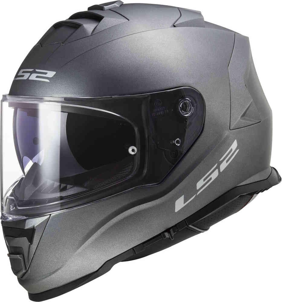 LS2, Integraler Motorradhelm STORM II SOLID Matt Titanium, XXL von LS2