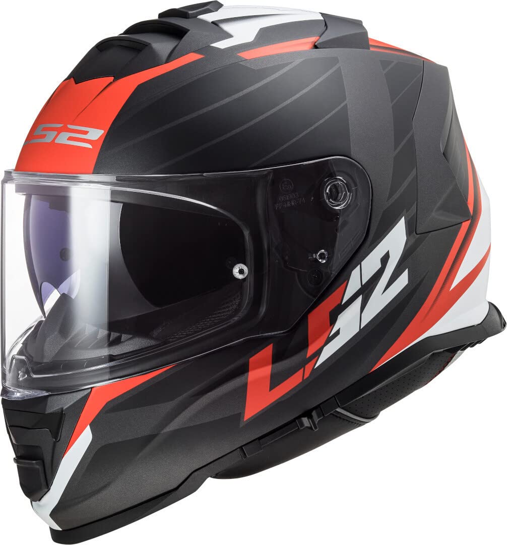 LS2, Integraler Motorradhelm STORM II NERVE Matt Black Red, M LS2, Integraler Motorradhelm STORM II NERVE Matt Black Red, M von LS2