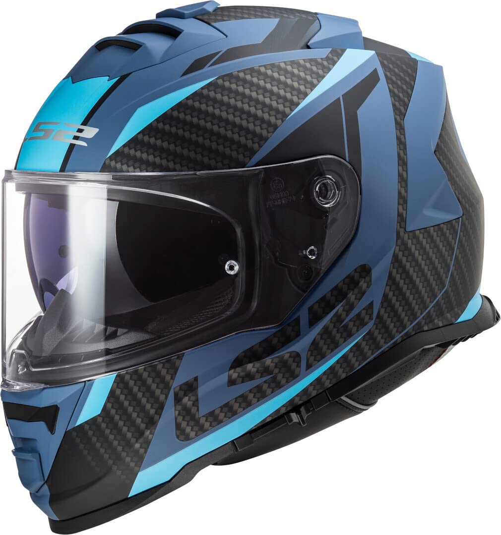 LS2, Integraler Motorradhelm STORM II RACER Matt Blau, L von LS2