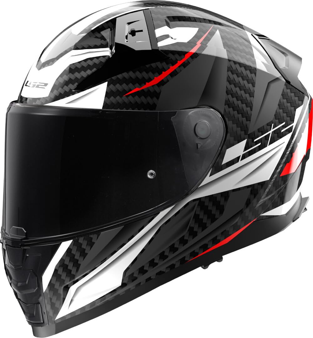 LS2, Integraler Motorradhelm VECTOR II CARBON SAVAGE White Red Grey, 3XL LS2, Integraler Motorradhelm VECTOR II CARBON SAVAGE White Red Grey, 3XL von LS2
