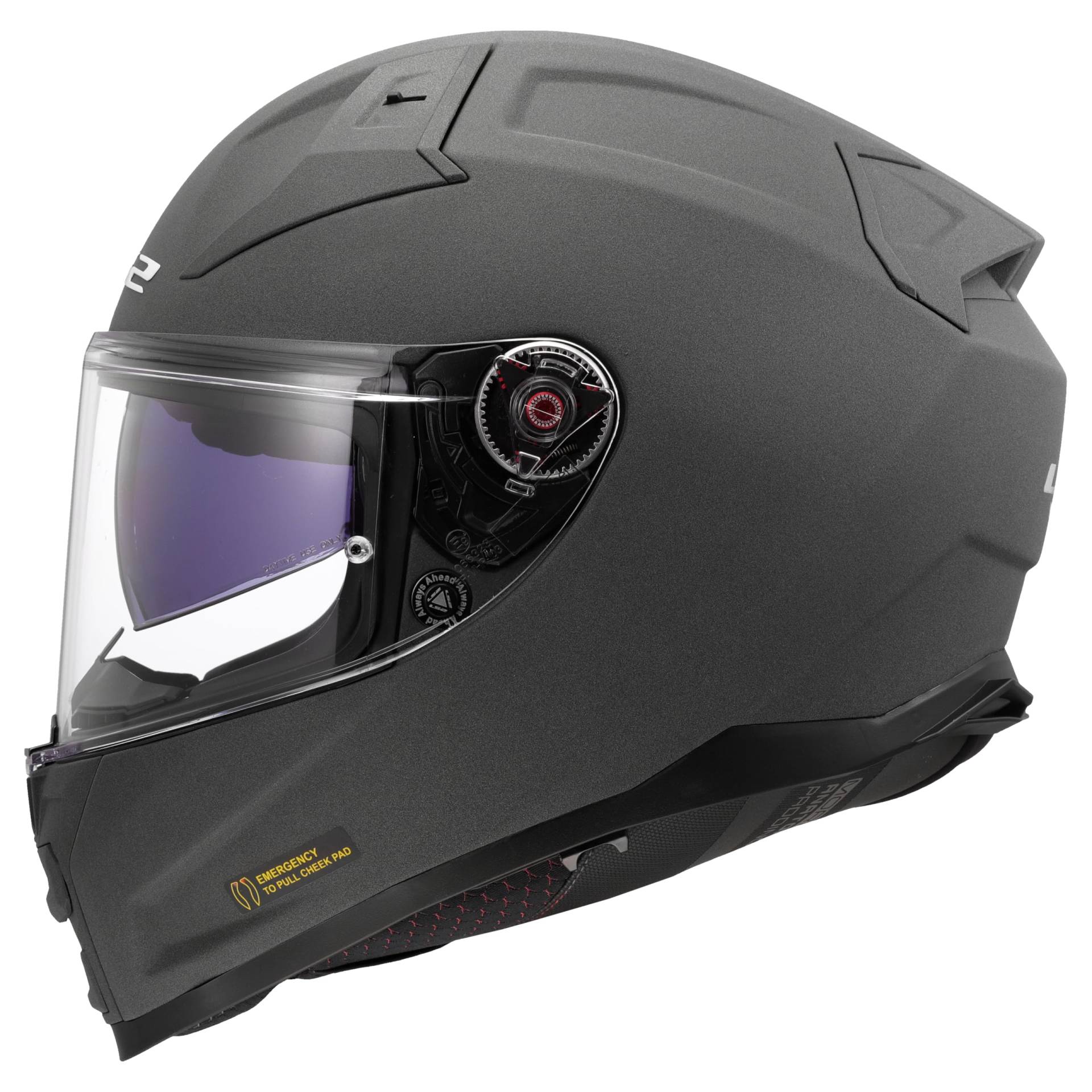 LS2, Integraler Motorradhelm VECTOR II SOLID Concrete, XXL LS2, Integraler Motorradhelm VECTOR II SOLID Concrete, XXL von LS2