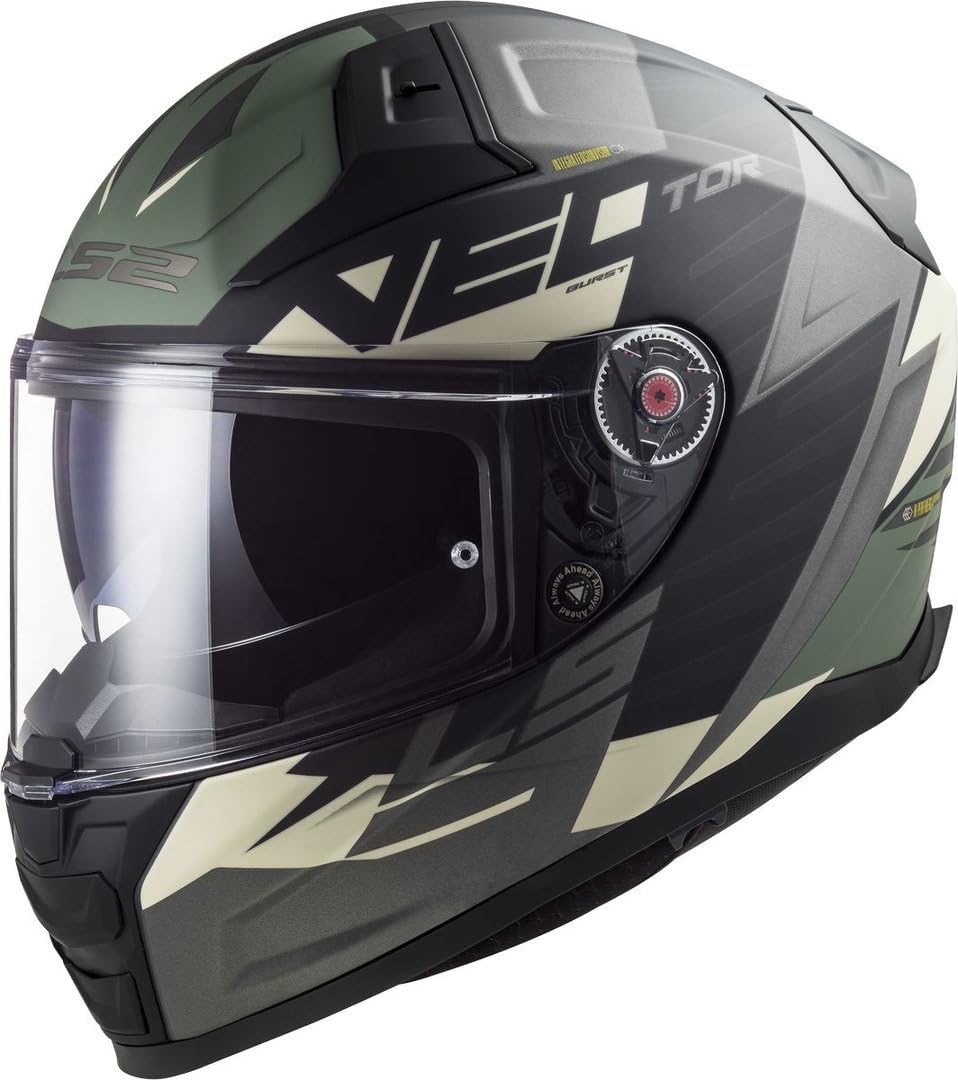 LS2, Integralhelme motorrad VECTOR II Absolute mat black silver, XXL LS2, Integralhelme motorrad VECTOR II Absolute mat black silver, XXL von LS2