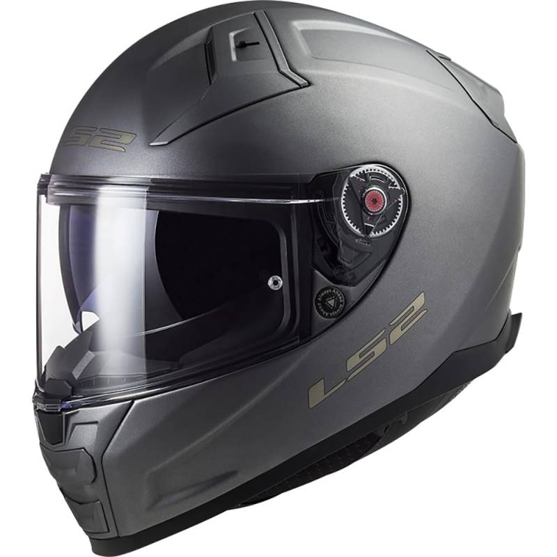 LS2, Integraler Motorradhelm Vector II Matt Titanium, XXS von LS2