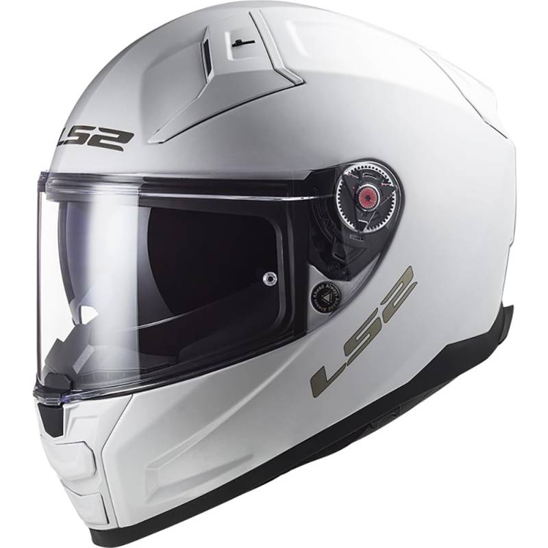 LS2, Integraler Motorradhelm Vector II Gloss White, M von LS2