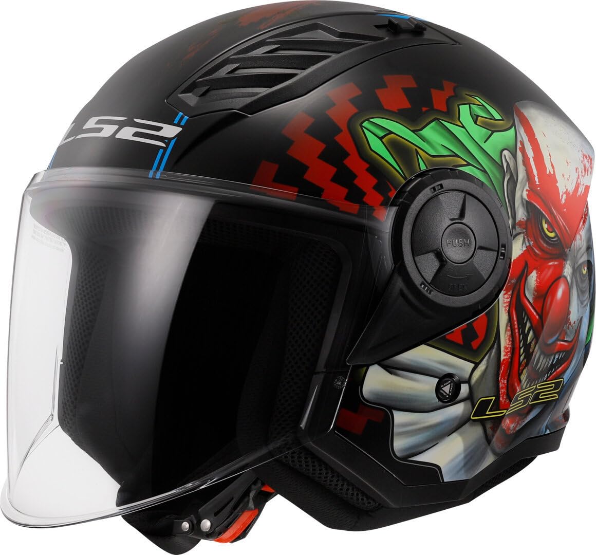 LS2, Jet-Motorradhelm AIRFLOW II Happy dreams, XS von LS2