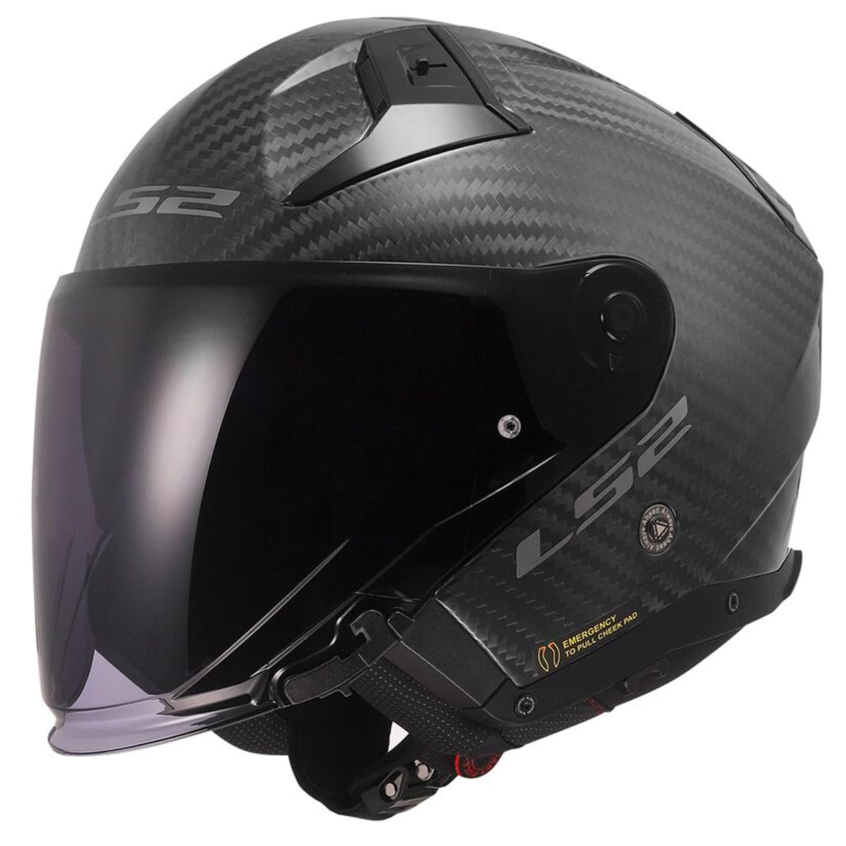 LS2, Jet-Motorradhelm INFINITY II CARBON Matt Carbon, M LS2, Jet-Motorradhelm INFINITY II CARBON Matt Carbon, M von LS2