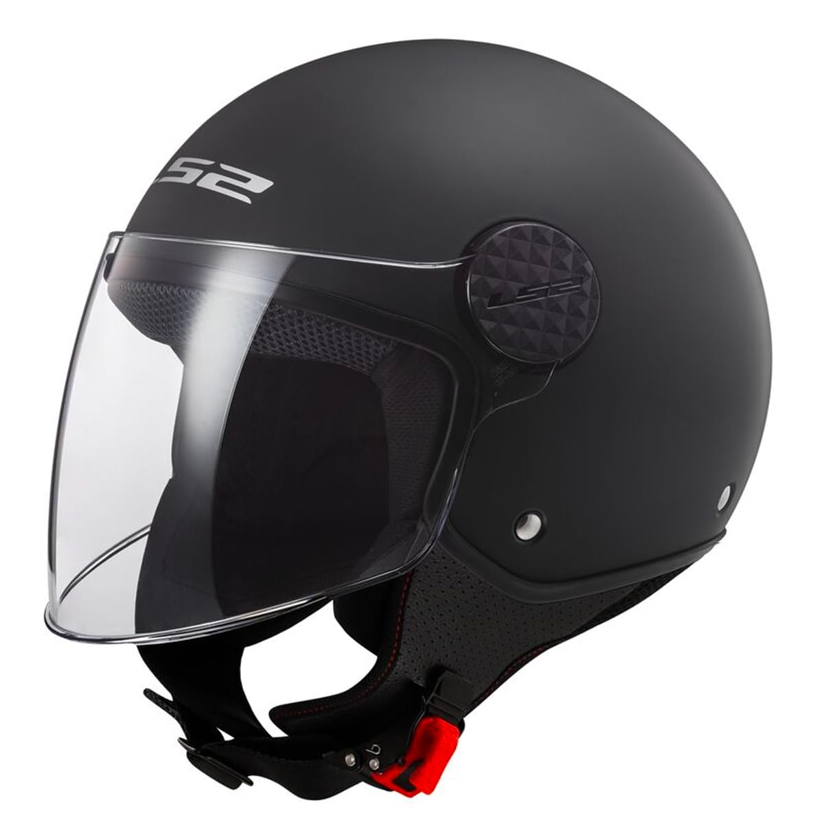 LS2, Jet-Motorradhelm SPHERE II SOLID Matt Black, M von LS2