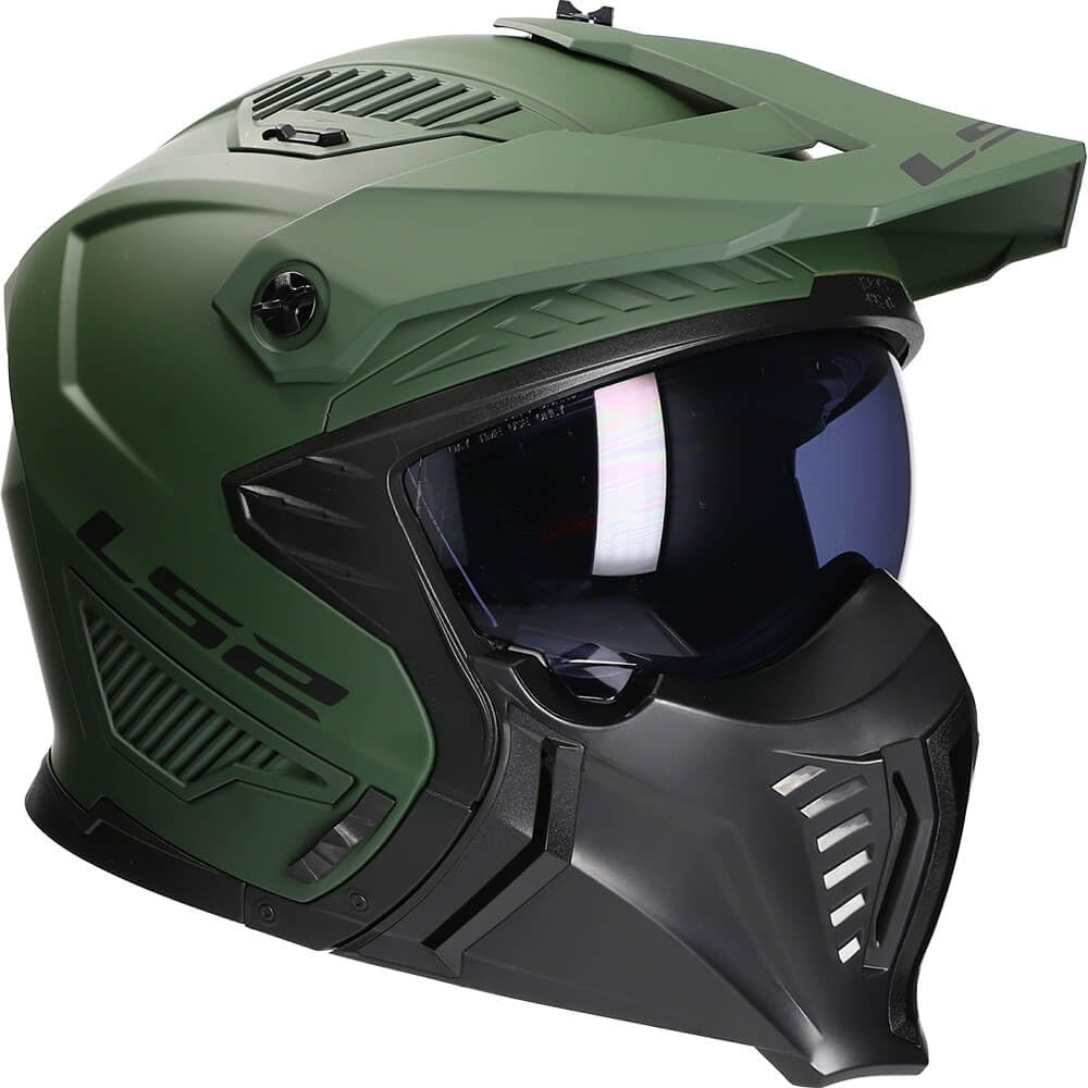 LS2, Jet/Modularhelme Motorrad DRIFTER SOLID Matt Military Green, L LS2, Jet/Modularhelme Motorrad DRIFTER SOLID Matt Military Green, L von LS2