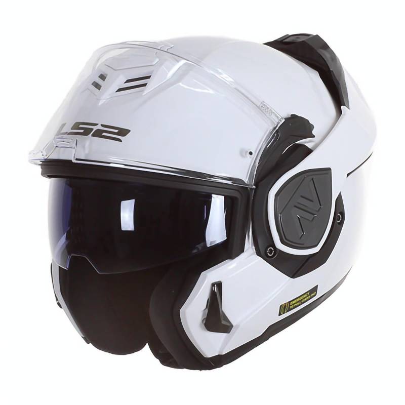 LS2, Klapphelm Motorrad ADVANT SOLID White, L von LS2