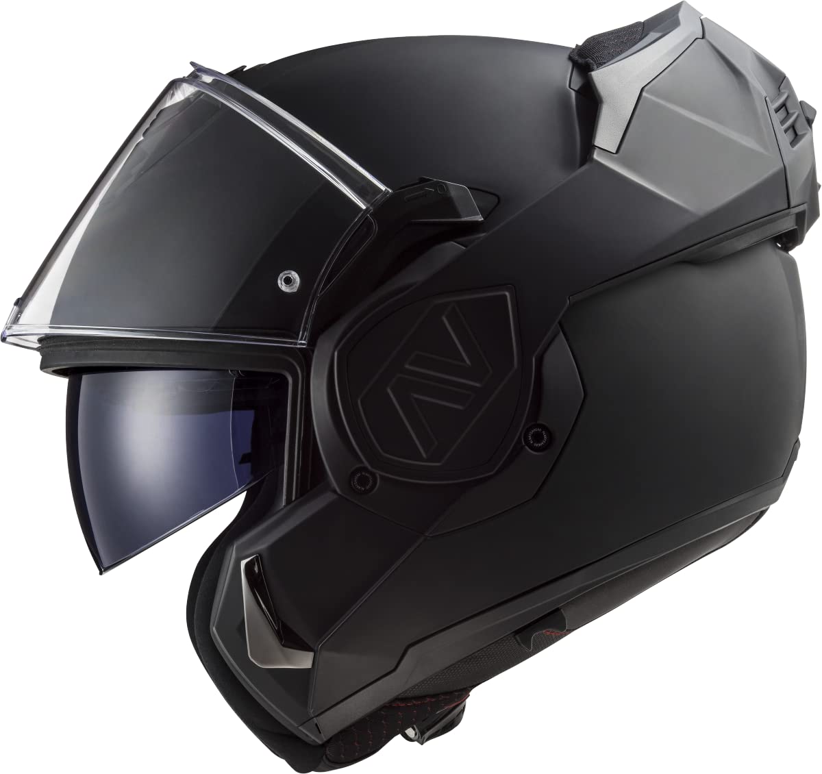 LS2, Klapphelm Motorrad ADVANT Full Black, XS von LS2