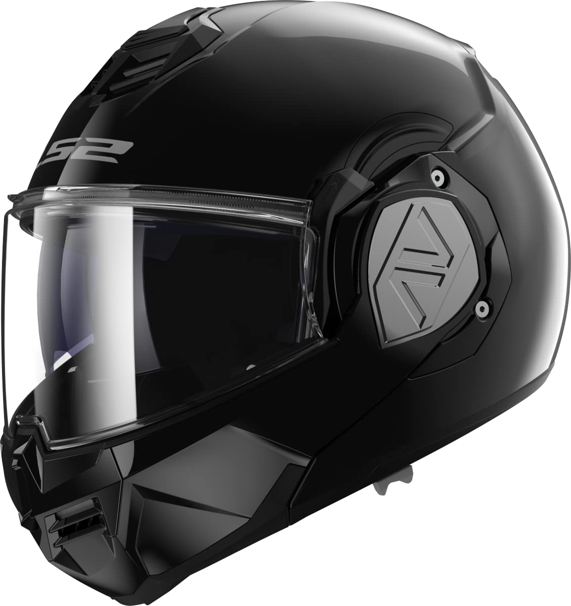 LS2, Modularhelme Motorrad ADVANT solid Gloss Black, XL von LS2