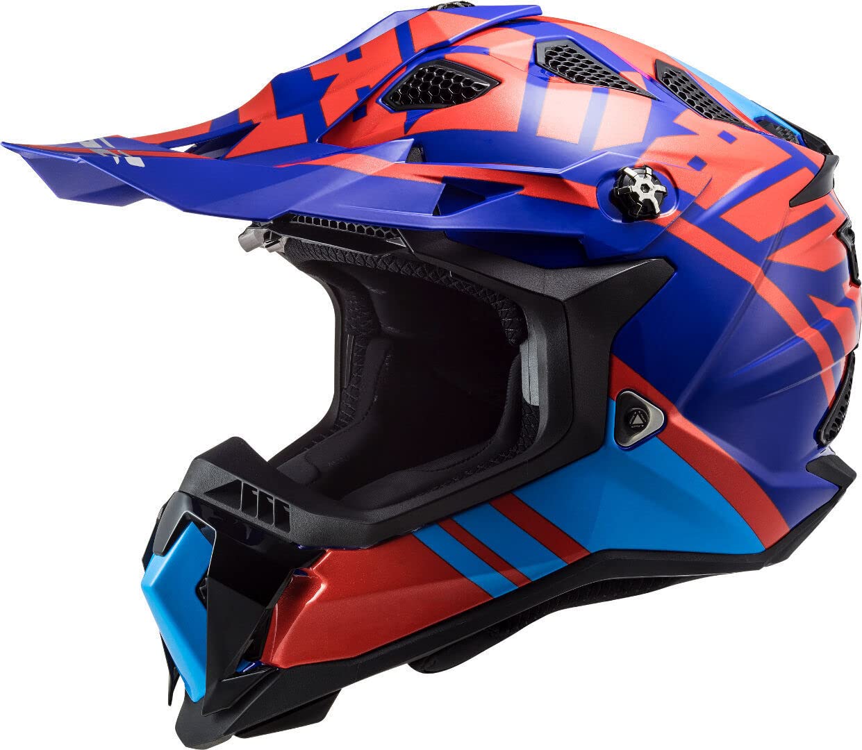 LS2, Motocross-Helm, Subverter Evo Gammax rot blau, S von LS2