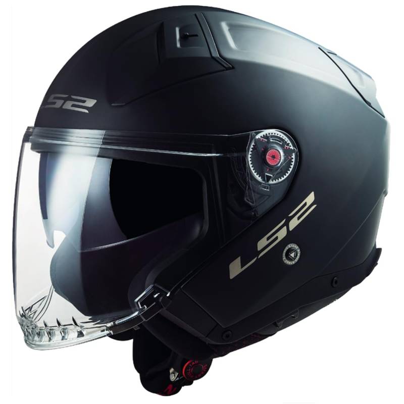 LS2, Jet-Motorradhelm Infinity II SOLID Matt Black, M von LS2