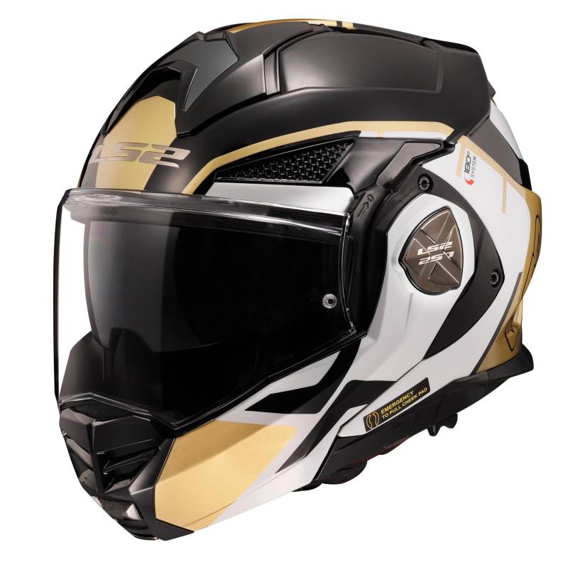 LS2, Klapphelm Motorrad ADVANT X METRYK Black Sand, L von LS2