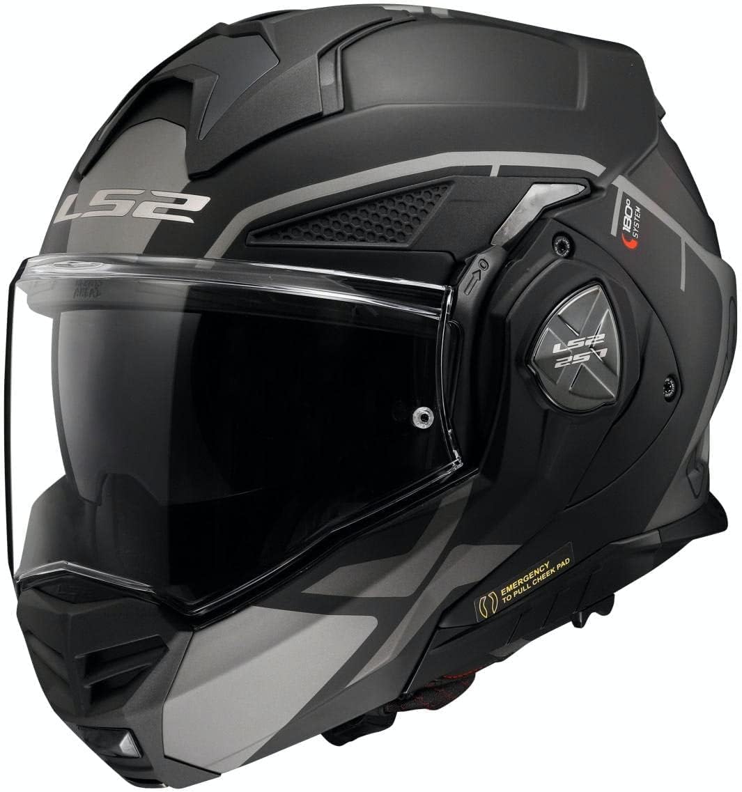 LS2, Klapphelm Motorrad ADVANT X METRYK Matt Titanium, XL LS2, Klapphelm Motorrad ADVANT X METRYK Matt Titanium, XL von LS2