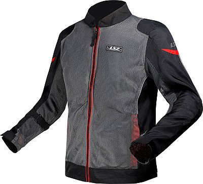 LS2 Airy Evo, Textiljacke - Grau/Schwarz/Rot - XL LS2 Airy Evo, Textiljacke - Grau/Schwarz/Rot - XL von LS2