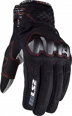 LS2 Chaki, Handschuhe perforiert - Schwarz - L von LS2