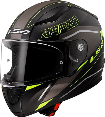 LS2 FF353 Rapid II Rokku, Integralhelm - Matt Schwarz/Grau/Neon-Gelb - L LS2 FF353 Rapid II Rokku, Integralhelm - Matt Schwarz/Grau/Neon-Gelb - L von LS2