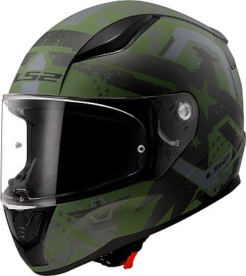 LS2 FF353 Rapid II Thunderbirds, Integralhelm - Matt Oliv/Schwarz - 3XL von LS2