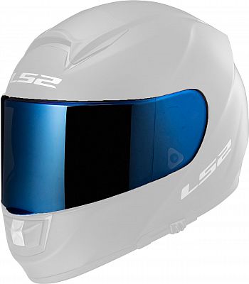 LS2 FF399, Visier verspiegelt - Blau-Verspiegelt LS2 FF399, Visier verspiegelt - Blau-Verspiegelt von LS2