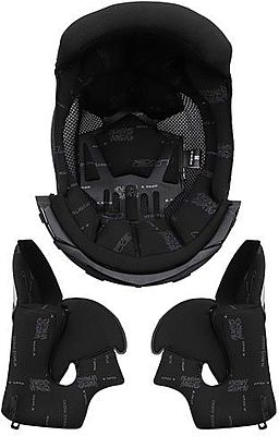 LS2 FF800, Innenfutter/Wangenpolster - Schwarz - XS von LS2