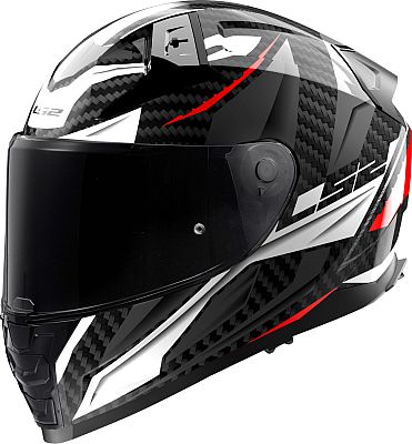 LS2 FF811 Vector II Carbon Savage, Integralhelm - Schwarz/Weiß/Rot/Grau - M LS2 FF811 Vector II Carbon Savage, Integralhelm - Schwarz/Weiß/Rot/Grau - M von LS2