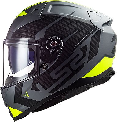 LS2 FF811 Vector II Splitter, Integralhelm - Matt Schwarz/Grau/Neon-Gelb - XXL LS2 FF811 Vector II Splitter, Integralhelm - Matt Schwarz/Grau/Neon-Gelb - XXL von LS2