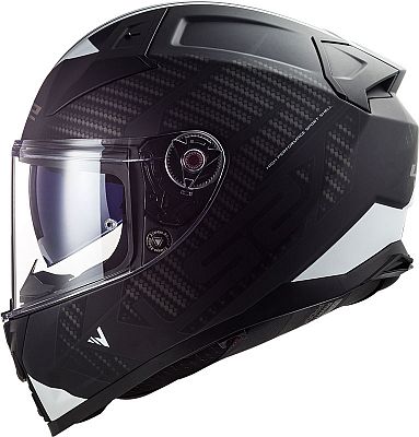 LS2 FF811 Vector II Splitter, Integralhelm - Schwarz/Dunkelgrau/Weiß - 3XL LS2 FF811 Vector II Splitter, Integralhelm - Schwarz/Dunkelgrau/Weiß - 3XL von LS2
