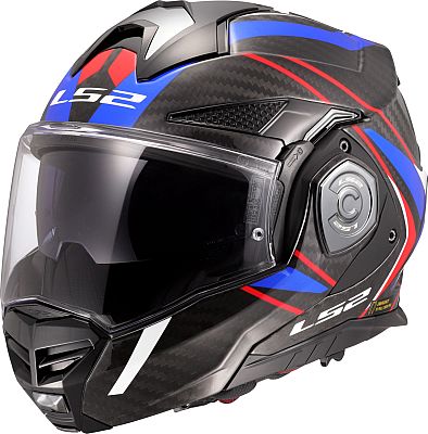 LS2 FF901 Advant X Carbon Future II, Modularhelm - Schwarz/Weiß/Blau/Rot - 3XL LS2 FF901 Advant X Carbon Future II, Modularhelm - Schwarz/Weiß/Blau/Rot - 3XL von LS2