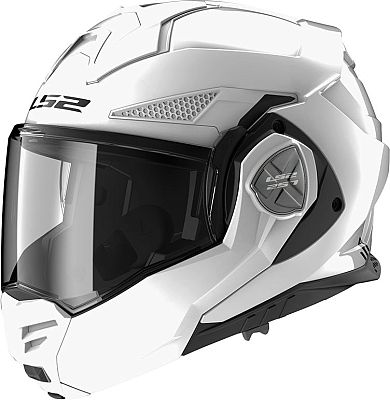 LS2 FF901 Advant X Solid, Modularhelm - Weiß - XL von LS2