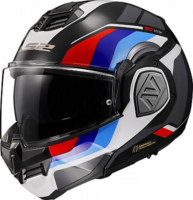LS2 FF906 Advant Sport, Modularhelm - Schwarz/Blau/Rot/Weiß - L LS2 FF906 Advant Sport, Modularhelm - Schwarz/Blau/Rot/Weiß - L von LS2