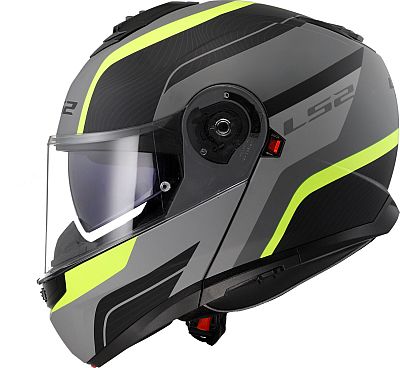 LS2 FF908 Strobe II Monza, Klapphelm - Matt Schwarz/Grau/Neon-Gelb - XXL LS2 FF908 Strobe II Monza, Klapphelm - Matt Schwarz/Grau/Neon-Gelb - XXL von LS2