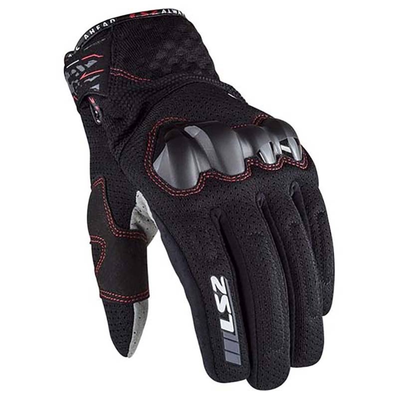 LS2 Chaki Mesh Motorrad Handschuhe, schwarz, XL von LS2