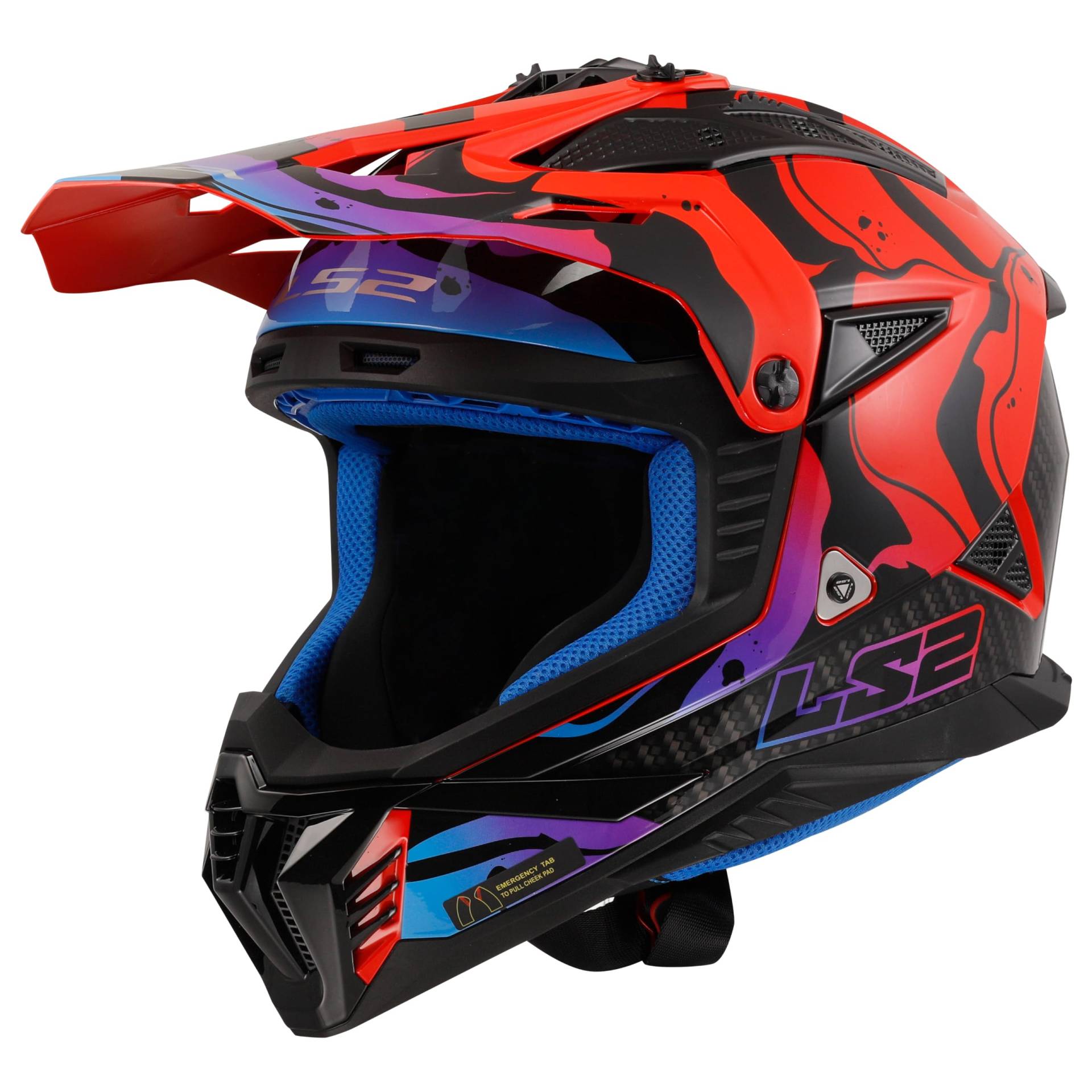 LS2, Motorrad-Crosshelm FAST II WASH Gloss Red, L LS2, Motorrad-Crosshelm FAST II WASH Gloss Red, L von LS2