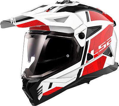 LS2 MX702 Pioneer II Hill, Endurohelm - Weiß/Rot - 3XL LS2 MX702 Pioneer II Hill, Endurohelm - Weiß/Rot - 3XL von LS2