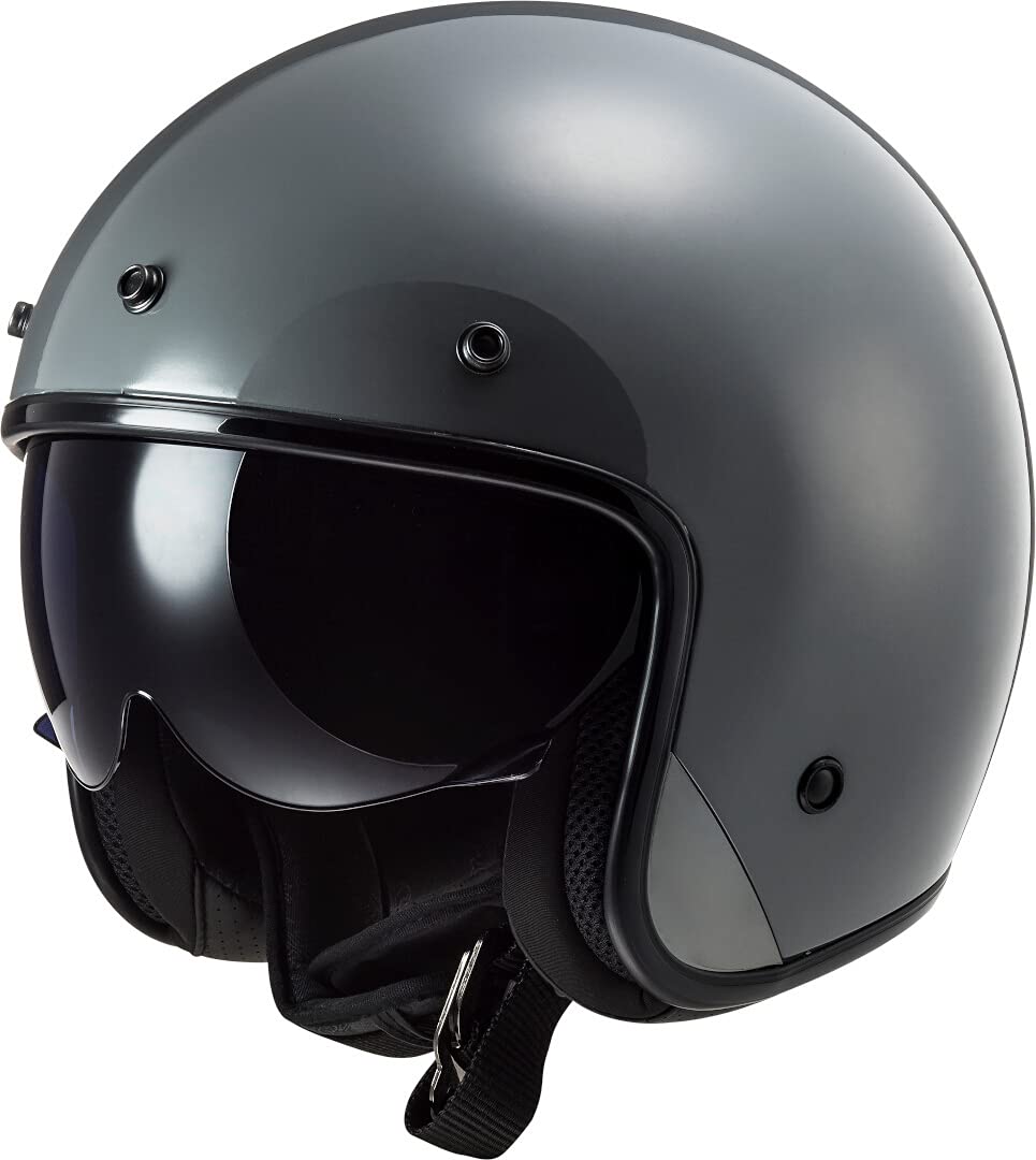 LS2 Motorradhelm OF601 BOB NARDO GREY, Grau, XS LS2 Motorradhelm OF601 BOB NARDO GREY, Grau, XS von LS2