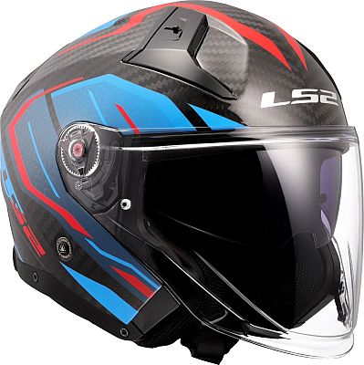 LS2 OF603 Infinity II Carbon Urus, Integralhelm - Schwarz/Blau/Rot - XXL LS2 OF603 Infinity II Carbon Urus, Integralhelm - Schwarz/Blau/Rot - XXL von LS2
